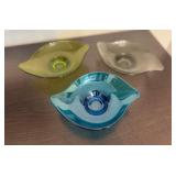 Set of Three Vintage Mid Century Viking Glass Bowls