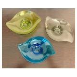 Set of Three Vintage Mid Century Viking Glass Bowls