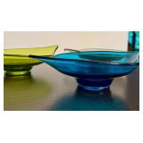 Set of Three Vintage Mid Century Viking Glass Bowls