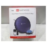 Dartwood Smart Robot Vacuum Cleaner - Wi-Fi Robot Vacuum and Mop for Easy Cleaning (Blue) - No Remote