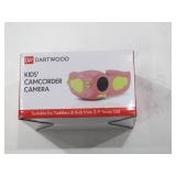 Dartwood 720P HD Kids Video Camera/Camcorder with 2.0” Color Display Screen - 32GB microSD Card Included (Pink)