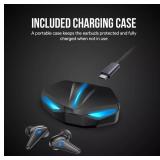 Dartwood True Wireless Gaming Earbuds - High-Quality Gaming Headphones Earphones with Ultra-Low Latency and Quick Bluetooth Pairing