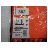 NEW GloWear 8229Z Two-Tone Hi-Vis Safety Vest - Type R, Class 2, Zipper, Economy - ORANGE L/XL