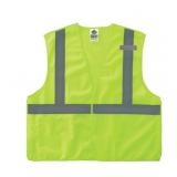 NEW Ergodyne GloWear 8215BA Breakaway Mesh Hi-Vis Safety Vest - Type R, Class 2, Economy - XS - LIME
