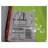 NEW Ergodyne GloWear 8215BA Breakaway Mesh Hi-Vis Safety Vest - Type R, Class 2, Economy - XS - LIME