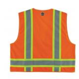 NEW Ergodyne GloWear 8248Z Two-Tone Surveyors Vest - Type R, Class 2, Zipper - ORANGE - 2XL/3XL