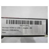 NEW Monster Classic USB Type-C to 4K HDMI Adapter Video Cable (4k 30Hz) 6 Inch