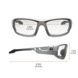 NEW 2 Pack of Ergodyne Skullerz ODIN Safety Glasses-Eye Protection Clear Lens Matte Gray Frame
