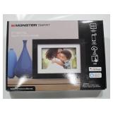 Monster Smart Home 8-inch Digital Picture Frame with 16GB of Photo Storage, 1280p Display