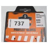 NEW Ergodyne ProFlex 820 High Abrasion Handling Gloves Feature Tena-Grip for Extra Protection - LARGE