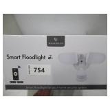 NEW Wasserstein Wired Smart Floodlight - Motion Sensor and Timer Control (White)