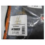 NEW Ergodyne ProFlex 2000SF 840D Spandex Back Support Brace with Sticky Fingers - BLACK - LARGE