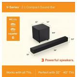 NEW VIZIO V21T-J8 V-Series 2.1 Channel Soundbar