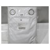 NEW MAJESTY VELVET TOTAL BLACKOUT CURTAIN PANEL PAIR - WHITE