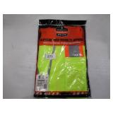 NEW GloWear 8246Z Two-Tone Mesh Hi-Vis Safety Vest - Type R, Class 2, Zipper, Reflective Binding - LIME - L/XL