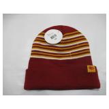 NEW Iowa State University Cyclones Maroon Striped Beanie Stocking Cap - OSFM