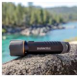 NEW Duracell 200 Lumen Floating LED Flashlight for Camping, Fishing, & Emergency Use - Water Resistant Design with 4 Modes and 3-AA Batteries Included