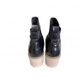 NEW Dolce Vita Womens 7 Boots Shoes Rancher Ankle Chelsea Slip-on DV Ladies Black