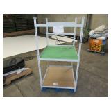 Adjustable White Metal Frame Built to Fit Onto Pallets - Perfect for Projects