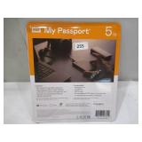 NEW Western Digital WD My Passport 5TB Portable Hard Drive, White