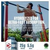 NEW Dymatize ISO100 Hydrolyzed 25g 100% Whey Protein Powder, Gourmet Vanilla 1.6 lbs.