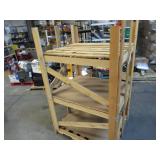 Large Wooden Pallet with Wooden Frame Built onto it