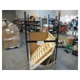 Adjustable Black Metal Frame Built to Fit Onto Pallets - Perfect for Projects