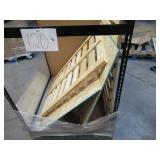 Adjustable Black Metal Frame Built to Fit Onto Pallets - Perfect for Projects