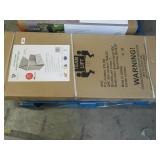 NEW Build-Well 4 ft. x 3 ft. Metal Horizontal Modern Storage Shed without Floor Kit