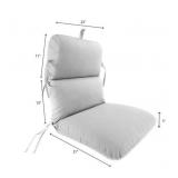 NEW Jordan Manufacturing 22 in. L x 45 in. W x 5 in. H Outdoor Dining Chair Cushion in Sunbrella Spectrum Indigo