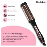 Brookstone Powershine Pro Hot Brush - Professional Grade Hair Dryer Brush with Anti-Scald Bristle Design