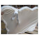 NEW Brentwood Originals, Faux Fur Memory Foam Pet Mat, 35" x 40" - WHITE