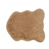 NEW Brentwood Originals, Faux Fur Memory Foam Pet Mat, 35" x 40" - Taupe