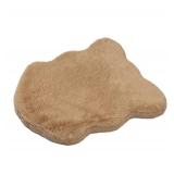 NEW Brentwood Originals, Faux Fur Memory Foam Pet Mat, 35" x 40" - Taupe