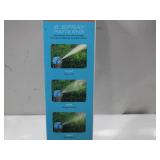 NEW Aqua Joe AJ-6PSTB Indestructible Series 6 Pattern HD Sprinkler/Mister Combo, 360 Degree Coverage