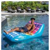 NEW WOW Sports Sunset Chaise Lounge Inflatable Pool and Beach Chair