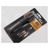 NEW Duracell 80 Lumen Heavy Duty Rubber Flashlight for Everyday Use - Rubberized Construction with Comfort Grip Design with 2-AAA Batteries Included