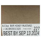 AZ 3 - 6-Pack Beaver Brand Honey Mustard Bottles 13 oz Each
