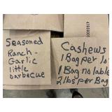 NV 5 - Remke Markets Seasoned Cashews - Garlic Ranch - 1X 2LB Bag