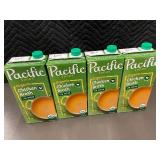UT 3 - Set of 4 Pacific Foods Organic Chicken Broth, 32 oz Each