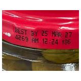 Set of 3 Gedney Zingers Dill Babies Hot & Spicy Pickles