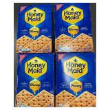 4 Boxes Honey Maid Graham Crackers - 14.4 oz Each