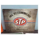 3 Metal Advertiser Signs Coca Cola - Slush Puppies - STP