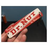 2 Vintage DR Nut Porcelain Crate Tag/Restroom Keys