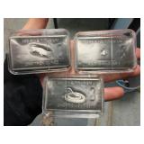 (3) Titanium - 1 Troy Ounce Bars