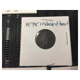 (5) Indian Head Pennies 1890 - 1906 - 1878 - 1907