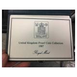 1986 & 1987 United Kingdom Proof Coin Collection - Royal Mint