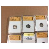 (10) Roosevelt - Graded Dimes 1971-2007