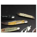 (8) Vintage Larger Pocket Knives