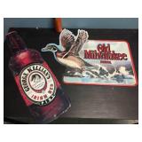 Vintage Old Milwaukee & Killian - Embossed Tin Signs